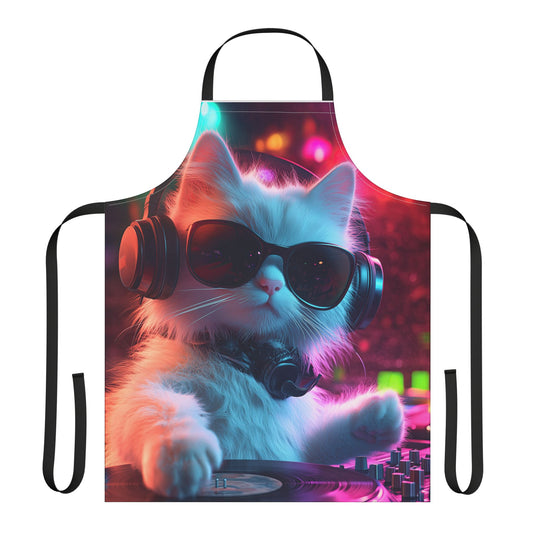 Neon Cat DJ Apron