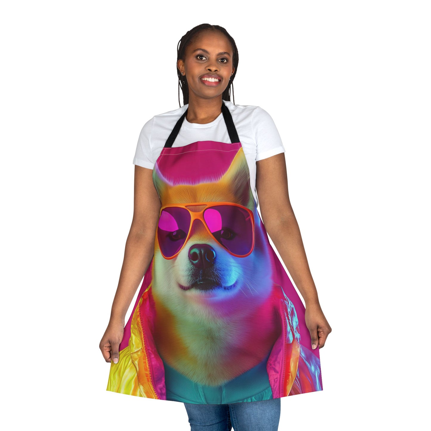 Retro Shiba Inu Apron - 80's Style!