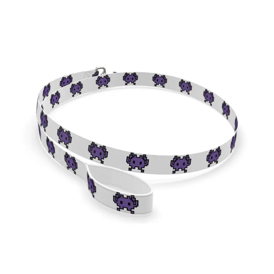 Space Invaders Retro Dog Lead - Petsonality Store