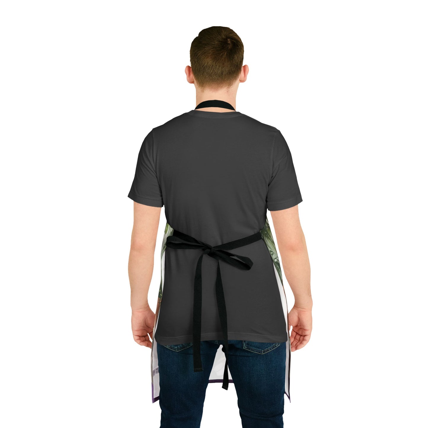 Zen Maine Coon Cat Apron - Meditating Chef