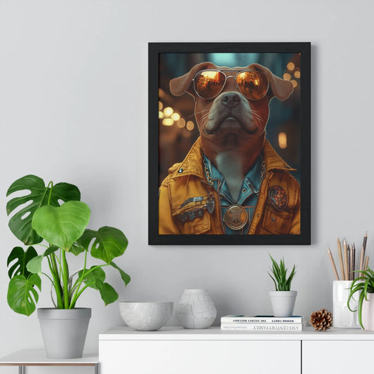 Disco Defender - Vertical Poster Frame - Petsonality Store