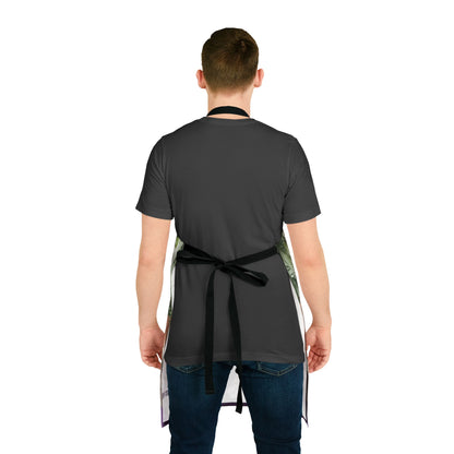 Zen Maine Coon Cat Apron - Meditating Chef